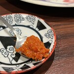 焼肉食道 大勝 - 辛味噌も　店主の気配りで頂き〜
