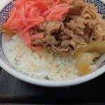 吉野家 新橋東店 - 牛丼並つゆぬきのご飯