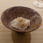 鮨 なんば - 河豚の白子に酢飯和え