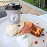 NOA COFFEE - 【2024.05】ブリュレバスクチーズケーキ(税込680円)