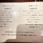 焼肉ホルモン はねいし - メニュー