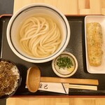 Udondokoro Shigemi - お昼のセット 1200円