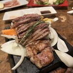 肉バル MEAT BOY N.Y  横浜駅前店 - 溶岩焼きステーキ　サーロインステーキ150g　2,580円
