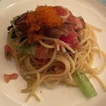 シェフ植田 - ホタルイカとトマトのカッペリーニ