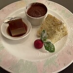 シェフ植田 - デザート3種の盛り合わせ