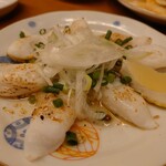 大衆割烹 魚吟 - 水蛸炙り ねぎ胡麻塩　1,380円