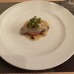 シェフ植田 - 黒目鯛のロースト、キノコのソース
