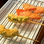 串カツぼっちゃんと恵比寿 - 