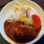 レストラン　三海 - ランチ ハンバーグ定食(自家製) 主皿