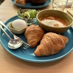 コハル珈琲店 - スープモーニング(ミネストローネ)