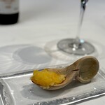 ウシマル - 口直しのグラニテ。 もう、口直らないくらいお腹いっぱい。