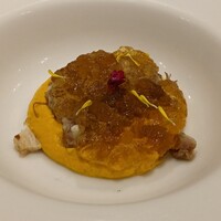 ラ セッテ 広瀬北町本店 - Antipasto　人参のムースと牛すじのジュレ