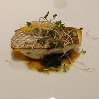 ラ セッテ 広瀬北町本店 - pesce　天然鯛のポワレ　お魚のソース