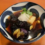 遊香里荘 - 茄子とお餅の揚げ出し（660円）