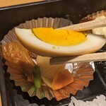 社 - 大根と卵の煮物　他に人参、厚揚げ、丸天