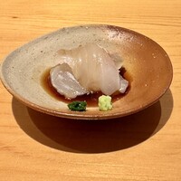 鮨 しお津 - アイナメ　昆布とスルメの松前醤油