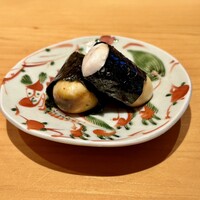 鮨 しお津 - 真ふぐの白子　醤油焼き