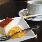 まあるい - 「選べる御膳」の　珈琲&チーズケーキ