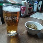 味の蔵どんつく - ノンアルコールビールとお通し