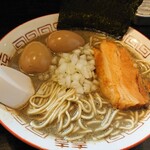 中華ソバ 伊吹 - 濃厚煮干そば・味玉