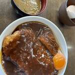 中華そば専門店 広松 - カツ丼➕生卵