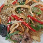 韓うどん - チャプチェ