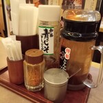 Tonkatsu Inaba - 調味料類