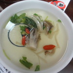 花月 - 中華風薬膳スープ、ご飯にかけて食べました。