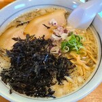 Konamon Shokudou - 背脂煮干しラーメン950円+大盛150円