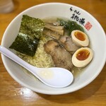らーめん桃源 - しお細麺（900円）