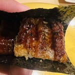 Sushi Iwamoto - 焼き鰻の磯辺巻き