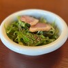 歳一六 - 料理写真:水菜と鴨のサラダ