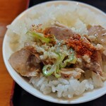 煮干中華 あさり - ニボチャー丼！