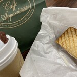 CAFFE Appassionato - ハムチーズトースト　コーヒー　モーニング600円