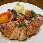 ラ ペッシュ - 熊本県産骨付き豚ロースのロースト マッシュポテト