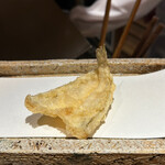 日本橋 蕎ノ字 - きす。厚み控えめ