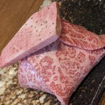 元祖焼肉山水 - 赤肉ごっちゃ盛り