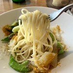 春野菜のオイルベースパスタ
