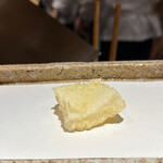 日本橋 蕎ノ字 - いか。伝わりにくいが、塩で食べると甘さ倍増