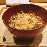 日本橋 蕎ノ字 - 温蕎麦。柚子抜き