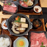 すき焼き 牛しゃぶ 松重 - 