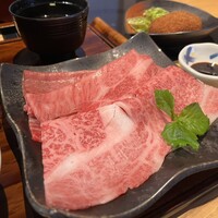 すき焼き 牛しゃぶ 松重 - 