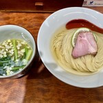Sammaro - 昆布水つけ麺（塩）1100円