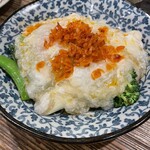 Hanaya - ホタルイカと春野菜のふわふわ卵白餡かけ