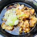 Soba Udon Tachikui Saikaya - ゲソ天蕎麦（太麺）