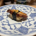 Sushi Ichijirou - 明石の蛸。吸盤の大きさからサイズがわかります。