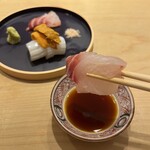 鮨 一二郎 - 本日のMVPは春色の桜鯛！❀.*･ﾟ❀.*･ﾟ❀.*･ﾟ