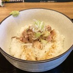 ジャパニーズヌードルズ 娘娘 - ランチセットの刻みチャーシュー丼