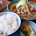 かつ敏 - リブロース生姜焼きランチ（5枚）