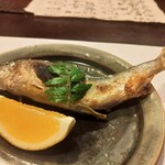 旬菜処 畑瀬 - 鮎の塩焼き